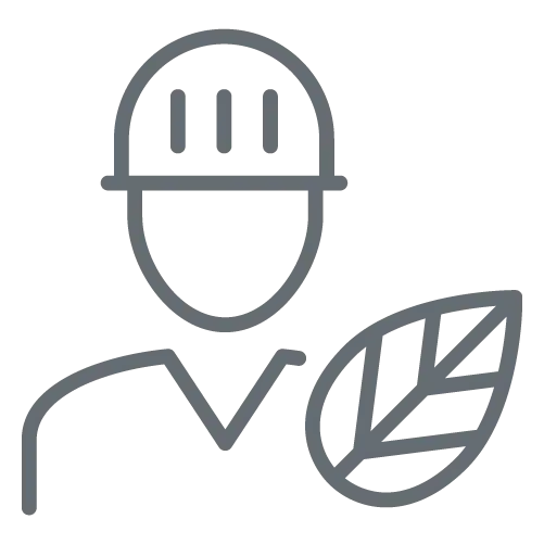 Icon Arbeiter mit Helm